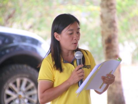 พิธีเปิดโครงการแข่งขันกีฬาฟุตซอลเยาวชนและประชาชนตำบลโนนขวาง